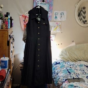 Tuckernuck Chamberlin sleeveless dress sz.S Black